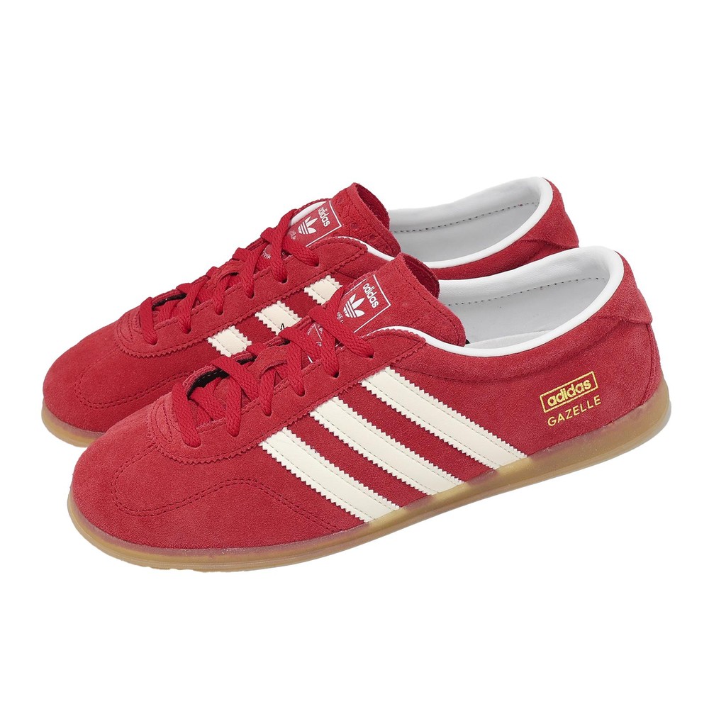 adidas 愛迪達 休閒鞋 Gazelle Lo Pro W 女鞋 紅 白 膠底 復古 麂皮 JR5744