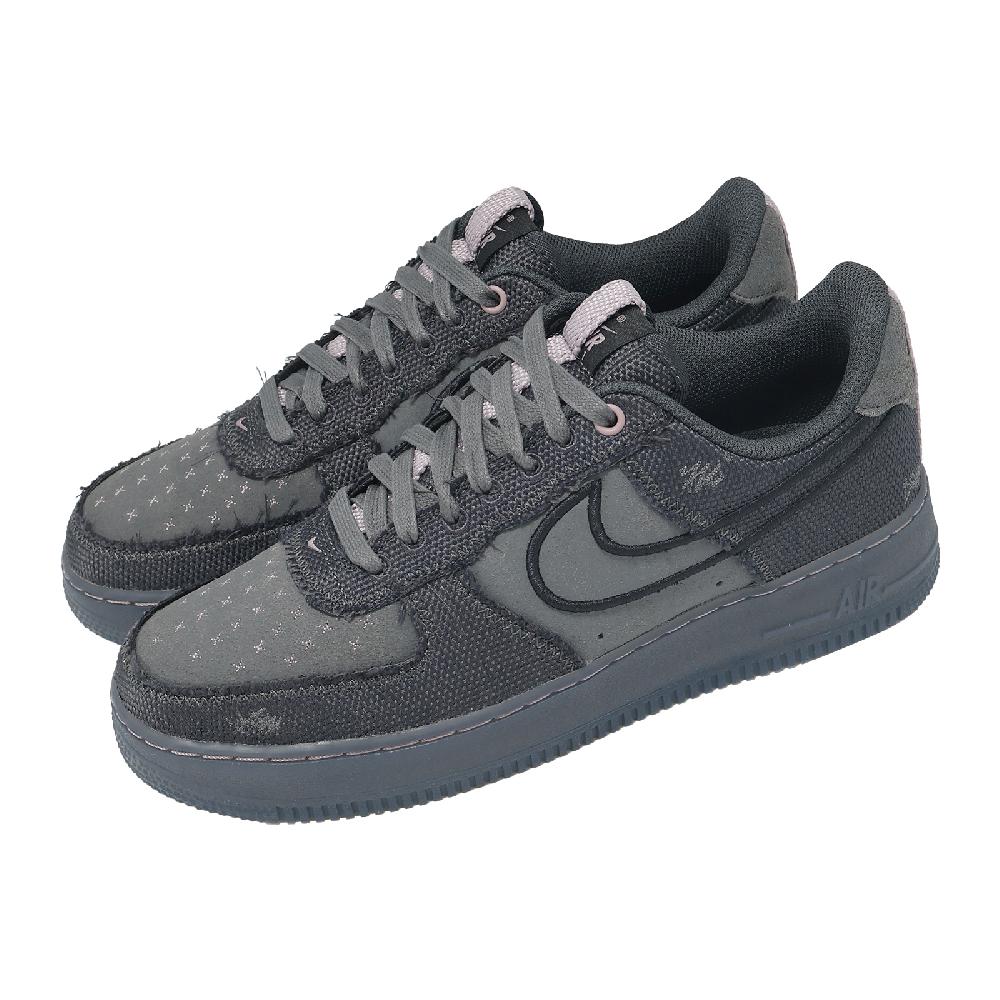 NIKE 耐吉 休閒鞋 Air Force 1 07 男鞋 黑 灰 經典 AF1 IQ0614-060