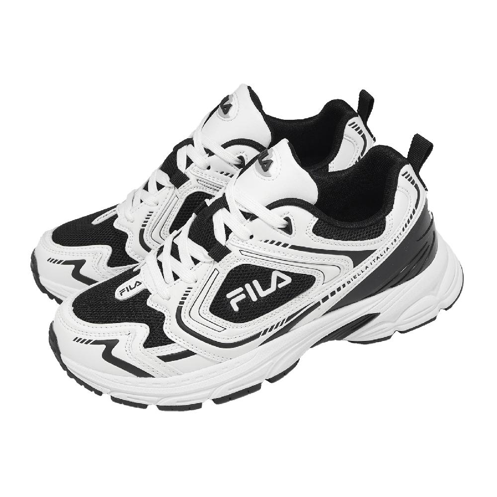 Fila 休閒鞋 Heritrek 女鞋 白 黑 拼接 復古 運動鞋 5J318A101