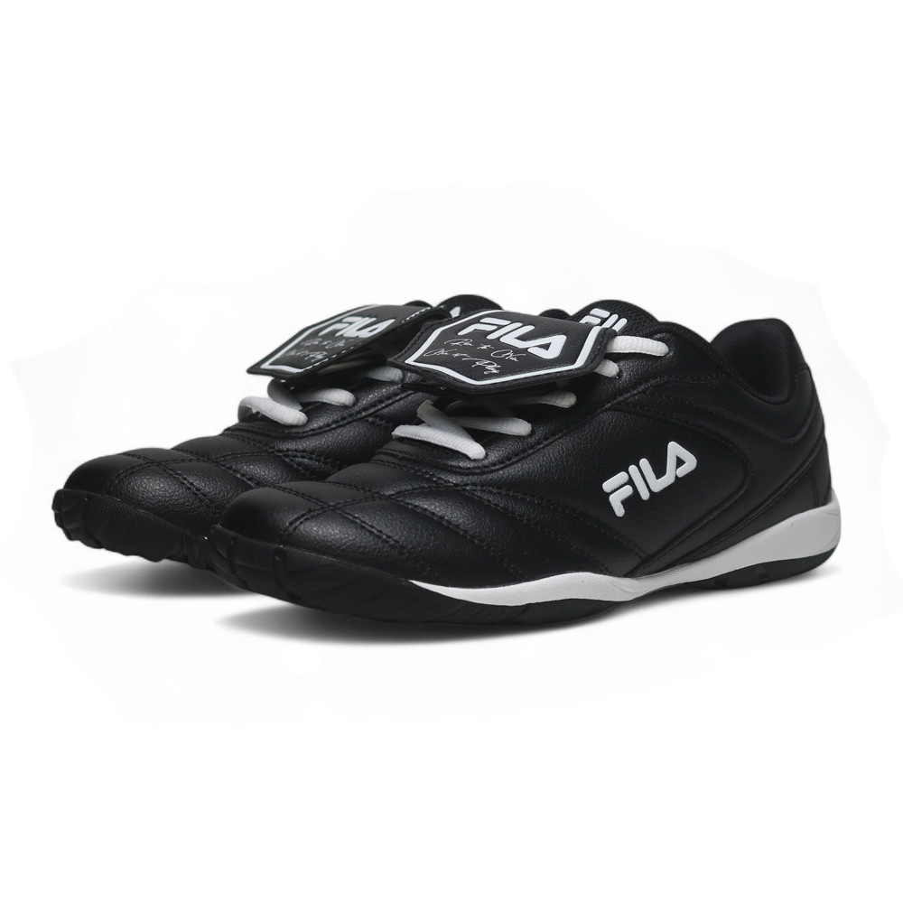 Fila FILA 休閒鞋 CALCIO UNO 黑色 皮革 復古鞋 女 5C331A001