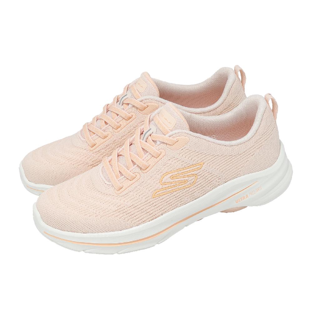 SKECHERS 斯凱奇 健走鞋 Go Walk 8 女鞋 蜜桃色 緩震 套入式 厚底 運動鞋 125920PCH