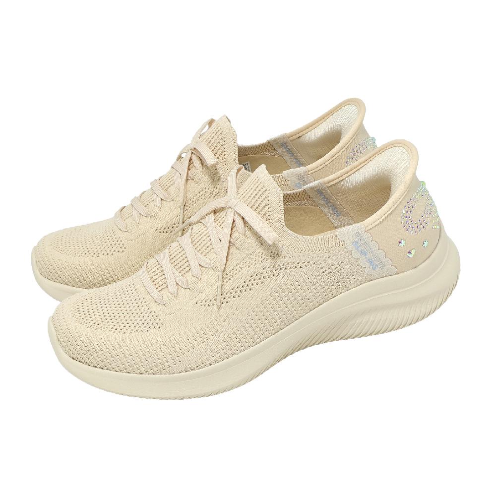 SKECHERS 斯凱奇 休閒鞋 Ultra Flex 4.0 Slip-Ins 女鞋 米色 瞬穿科技 緩震 運動鞋 150811NAT