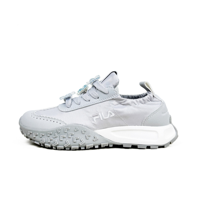 Fila Fila 斐樂 Primavera [5-C344A-441] 女 休閒鞋 復古 芭蕾風 厚底 流行 銀灰
