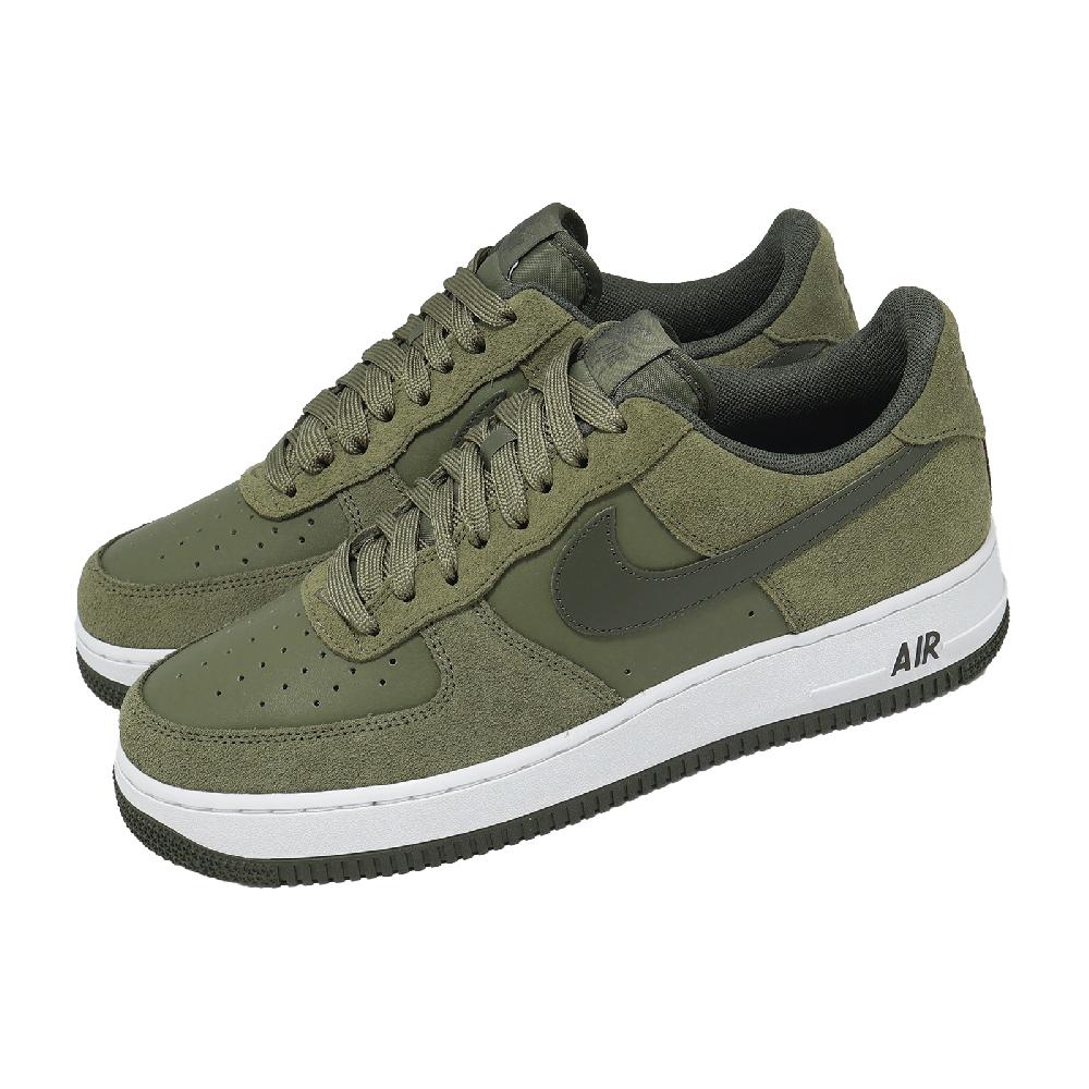 NIKE 耐吉 休閒鞋 Air Force 1 07 LV8 男鞋 綠 麂皮 經典 AF1 IB6388-200