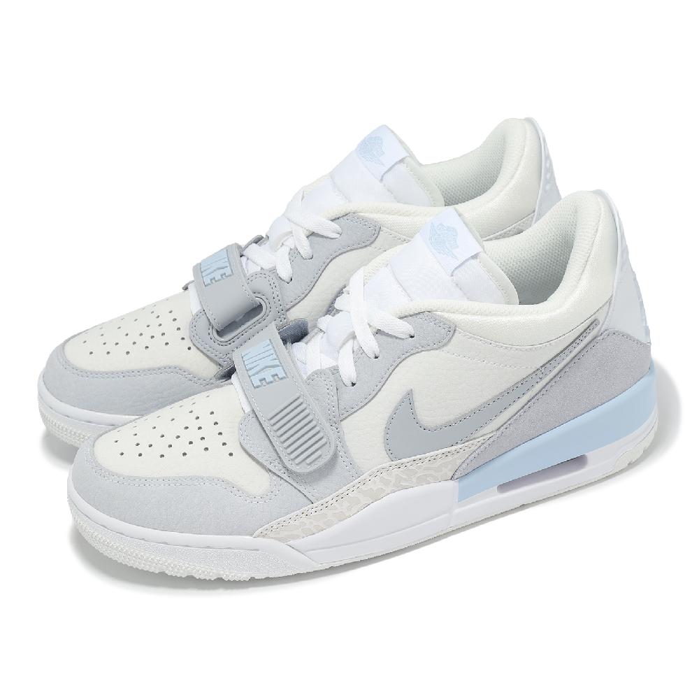 NIKE 耐吉 休閒鞋 Air Jordan Legacy 312 Low 男鞋 白 灰 寶寶藍 低筒 魔鬼氈 HQ1190-101