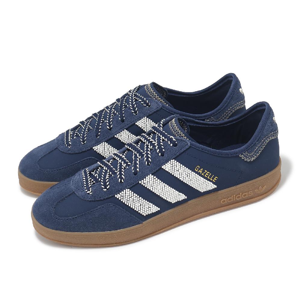 休閒鞋 Clot Gazelle By EC 男鞋 藍 白 陳冠希 金標 白串珠 IH3725