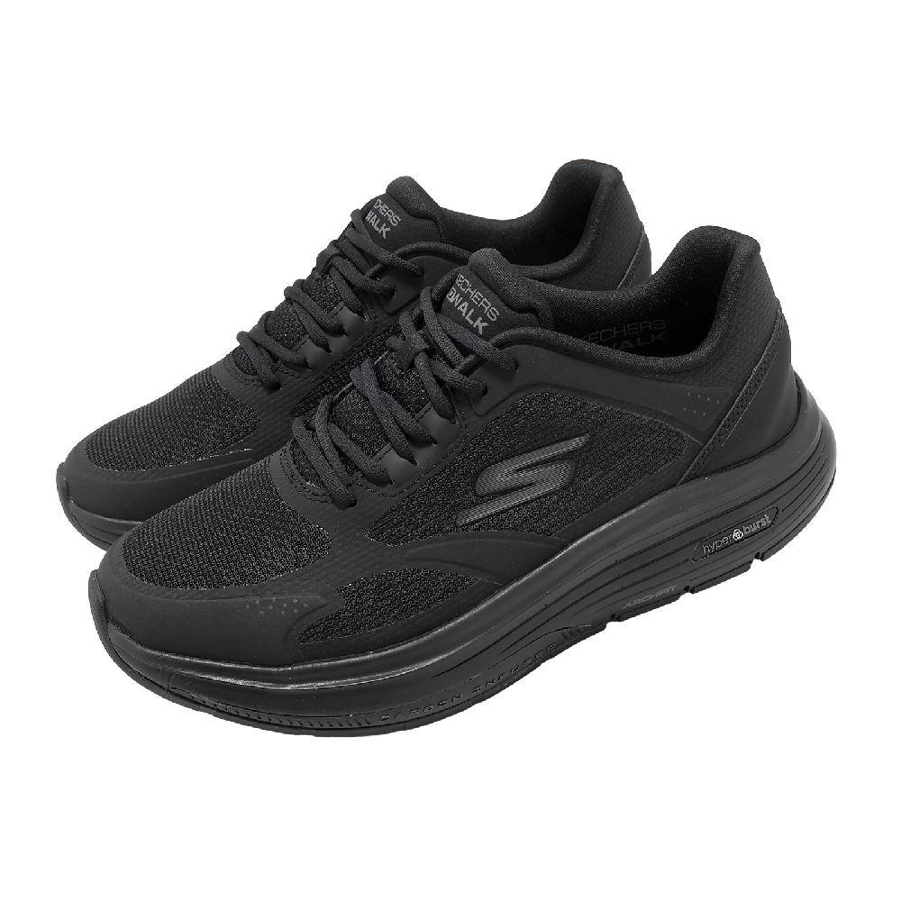 SKECHERS 斯凱奇 健走鞋 Go Walk Workout Walker 寬楦 女鞋 黑 碳板 125137WBBK