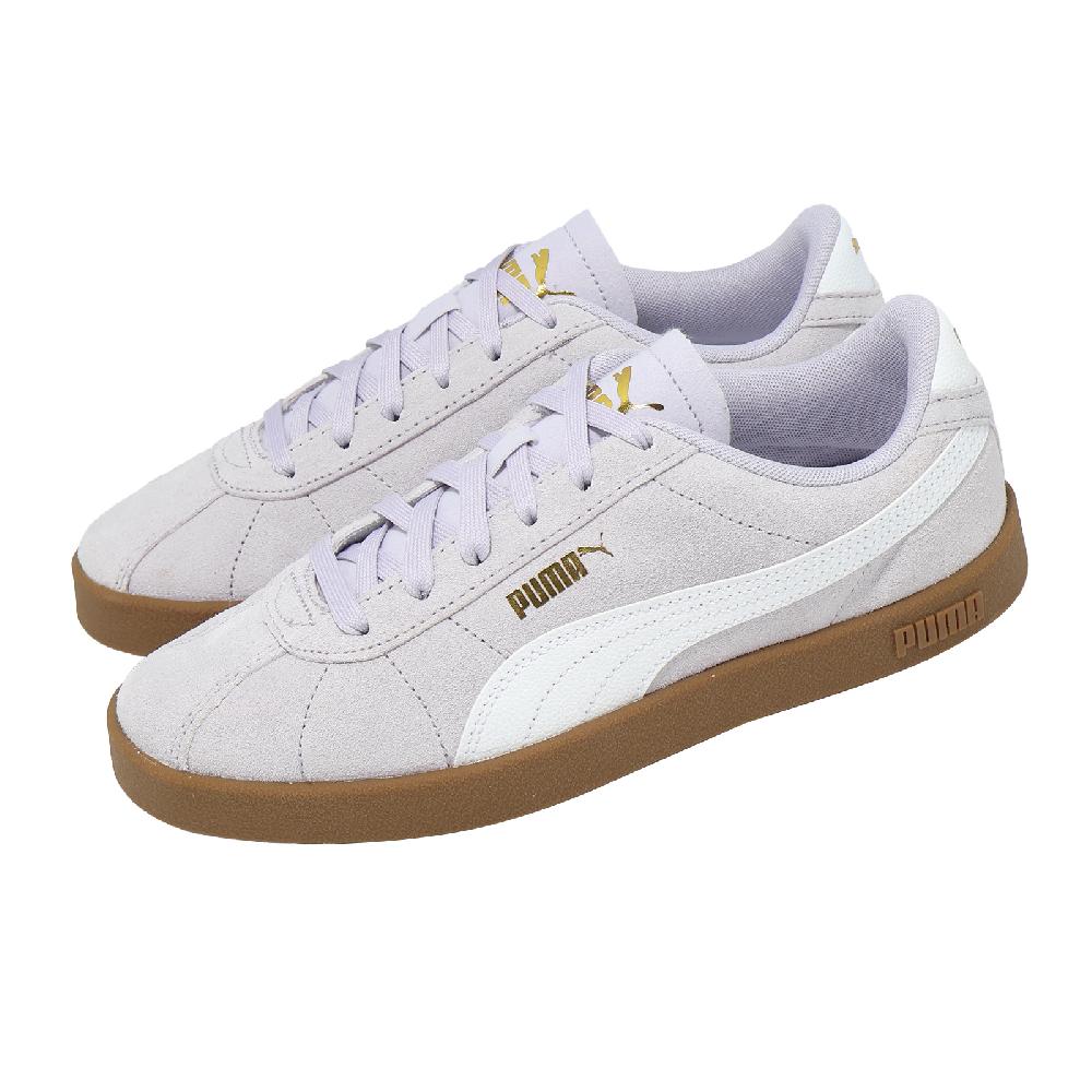 PUMA 彪馬 休閒鞋 Club II 男鞋 女鞋 紫 白 金標 麂皮 膠底 復古 397444-27