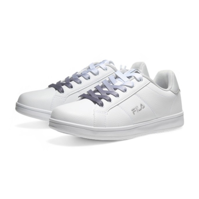 Fila FILA 休閒鞋 白 灰漸層 皮革 小白鞋 男 1C323Z144