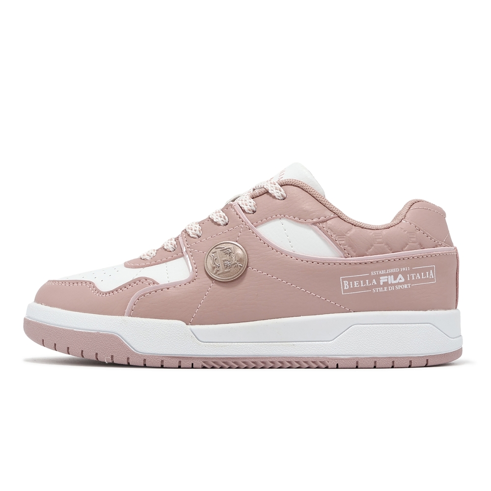 Fila FILA 休閒鞋 白粉紅 學院風 復古 女 5C922Y551