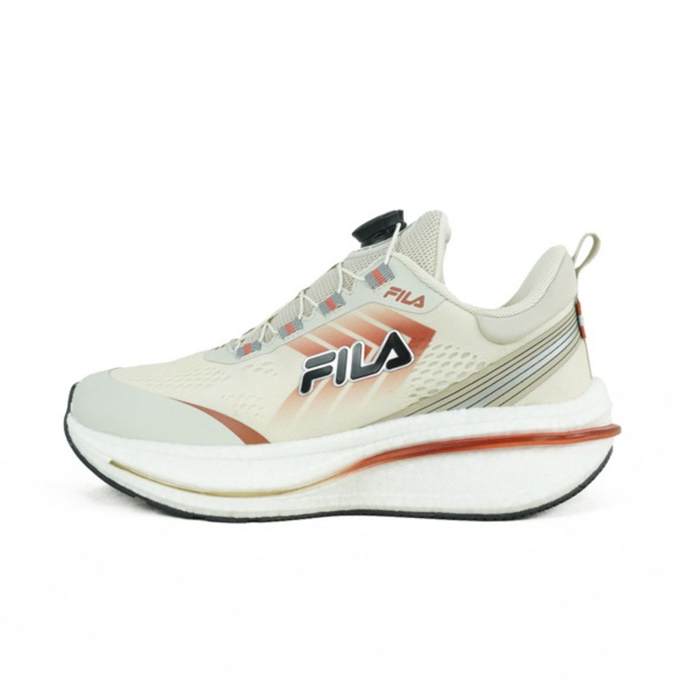 Fila FILA 慢跑鞋 METEOR 米橘 旋鈕 免綁帶 運動鞋 男 1J903Y760