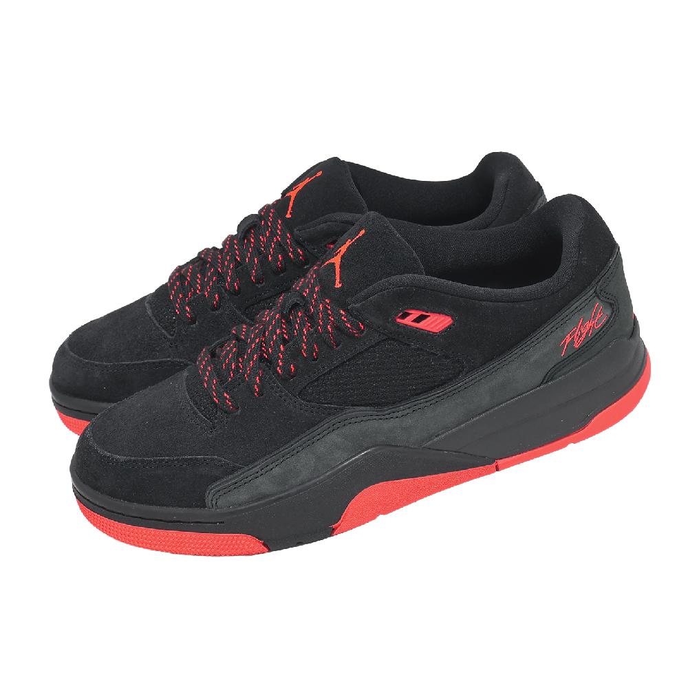NIKE 耐吉 休閒鞋 Jordan Flight Court 男鞋 黑 麂皮 喬丹 HF3255-011