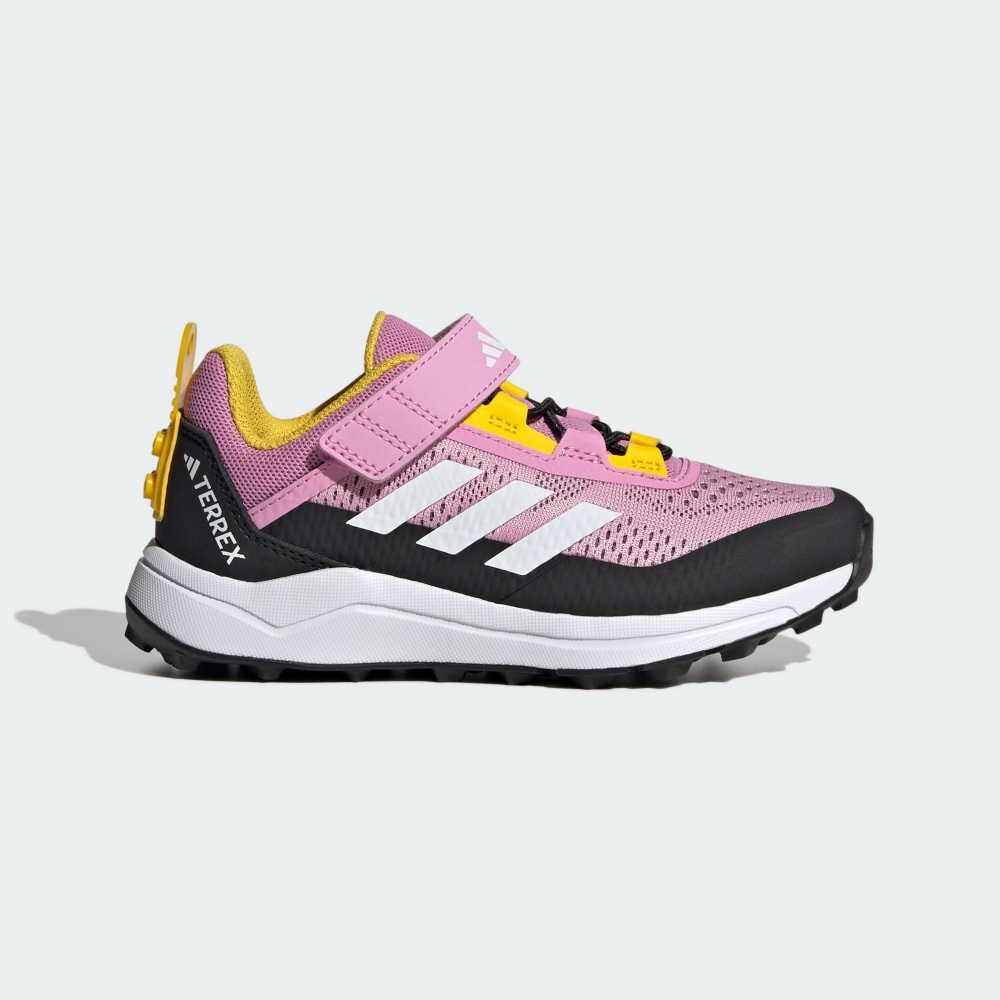adidas 愛迪達 ADIDAS 童鞋 TERREX X LEGO AGRAVIC FLOW 粉紅黃 黏帶 運動鞋 IE4972