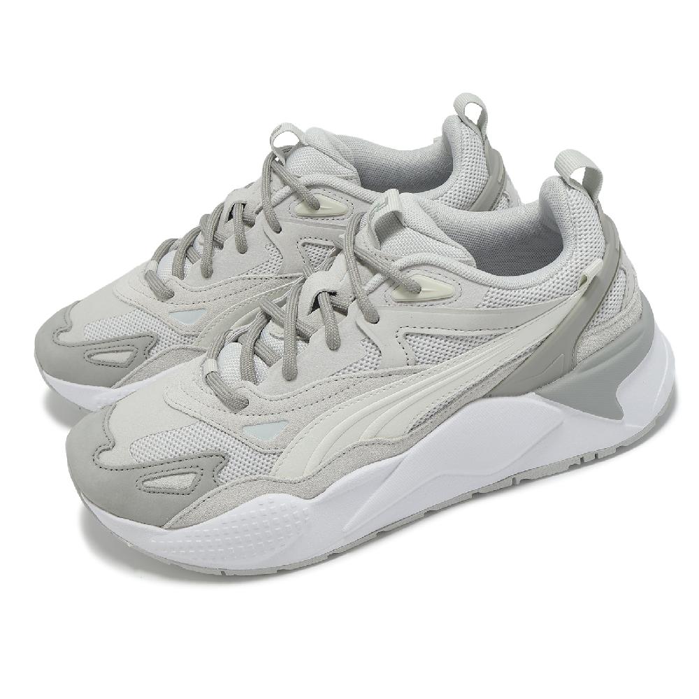 PUMA 彪馬 休閒鞋 RS-X Efekt PRM 男鞋 米白 灰 拼接 麂皮 緩衝 復古 情侶鞋 390776-56