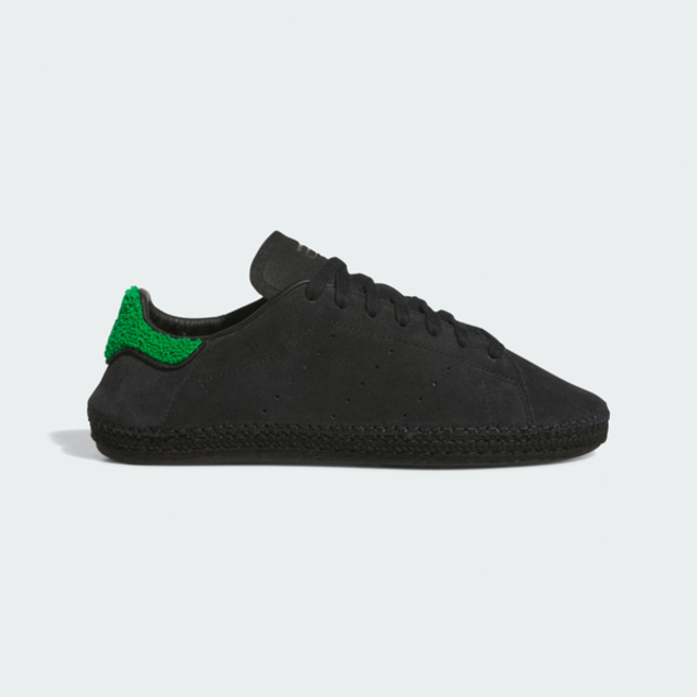 Adidas 愛迪達 Clot Stan Smith [JQ9227] 男女 休閒鞋 復古 麂皮 流行 黑綠 草編