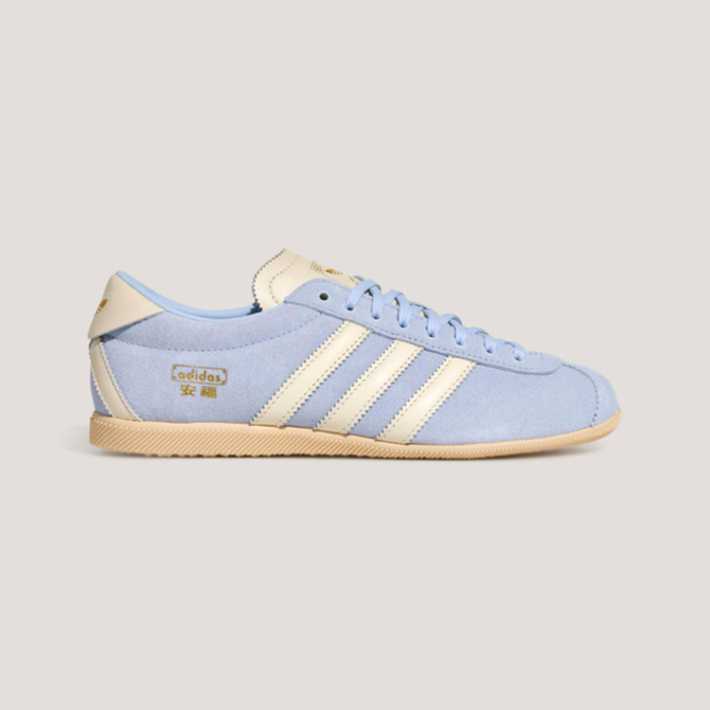 adidas Originals Adidas 愛迪達 ANFU [KJ3956] 女 休閒鞋 復古鞋 薄底 舒適 穿搭 寶寶藍 米色