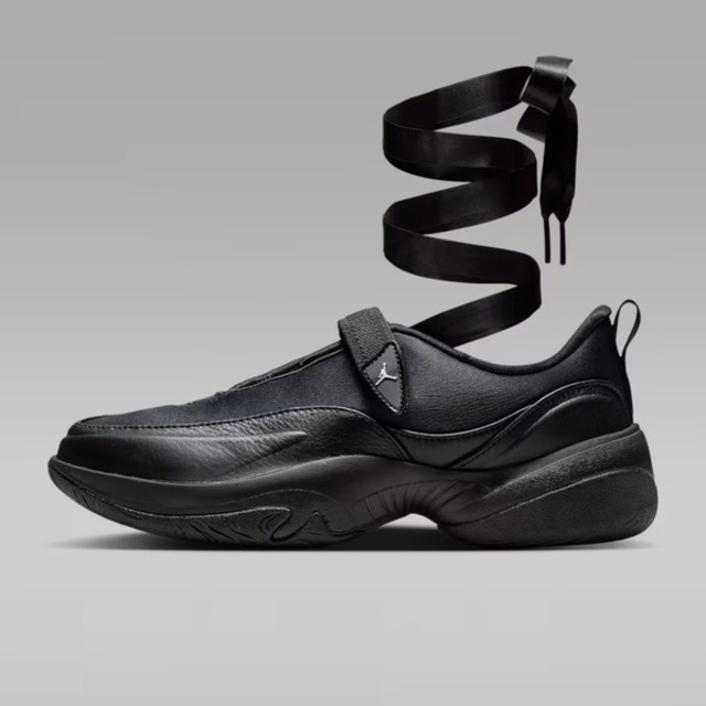 NIKE 耐吉 Nike 耐吉 WMNS Jordan Pointe IB8597-004 女 休閒鞋 芭蕾舞 緞帶 黑
