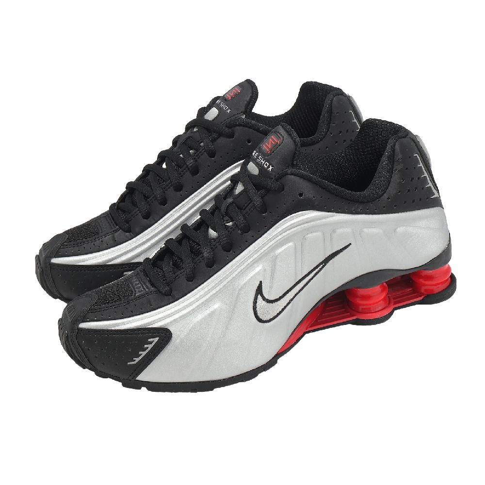 NIKE 耐吉 休閒鞋 Wmns Shox R4 女鞋 銀 復古 緩衝 彈簧鞋 AR3565-011