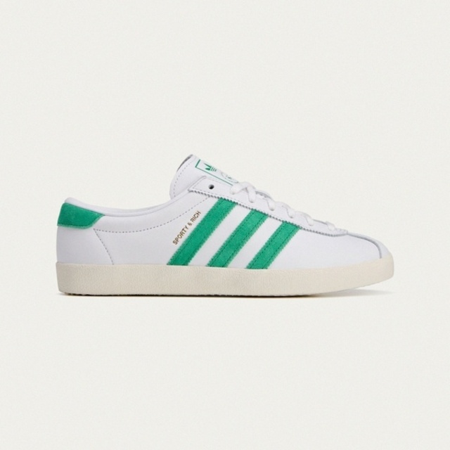 adidas 愛迪達 Adidas 愛迪達 Sporty Rich [JP7552] 女 休閒鞋 復古 皮革 流行 白綠
