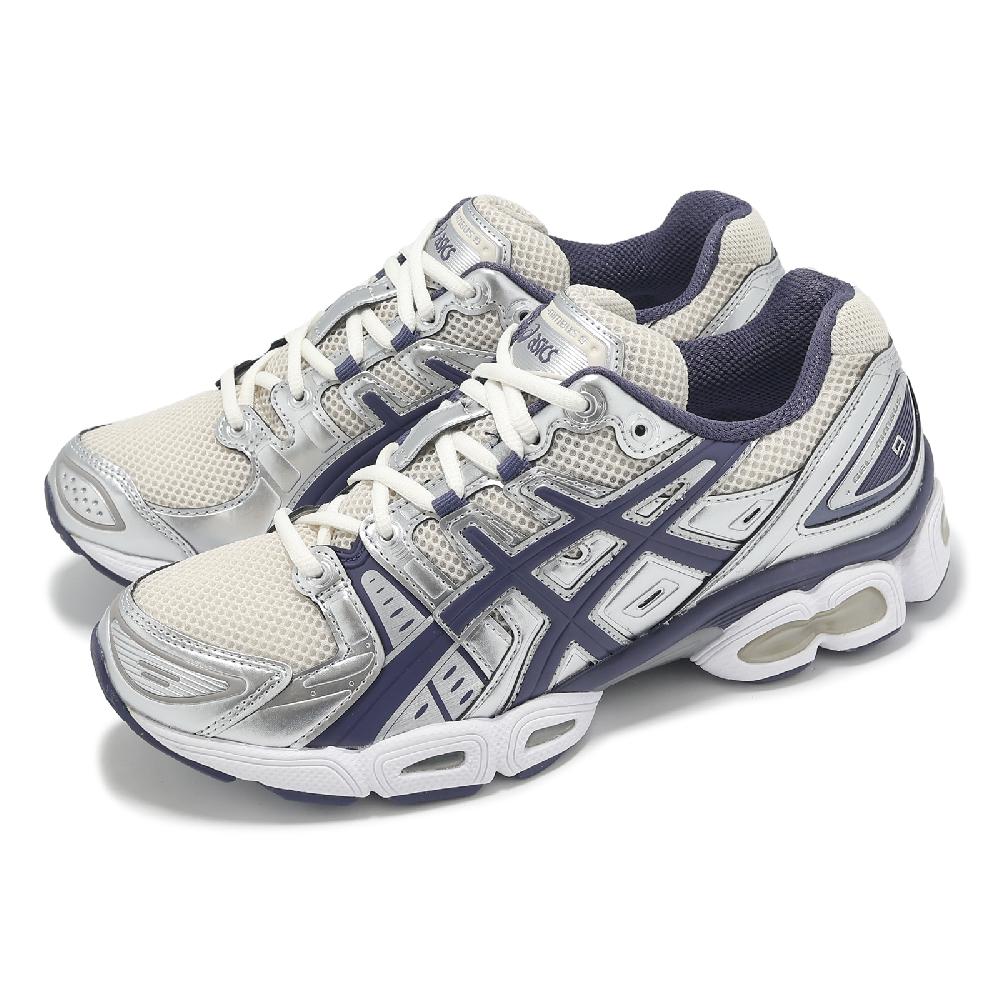 Asics 亞瑟士 休閒鞋 GEL-NIMBUS 9 男鞋 米白 銀 藍 拼接 Y2K 緩衝 復古 千禧跑鞋 1203A600250