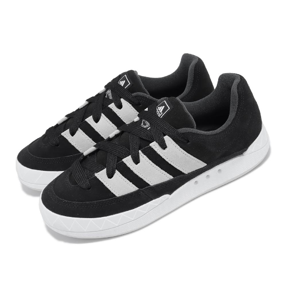 adidas 愛迪達 休閒鞋 Adimatic 男鞋 黑 白 麂皮 復古 滑板 低筒 運動鞋 ID8265