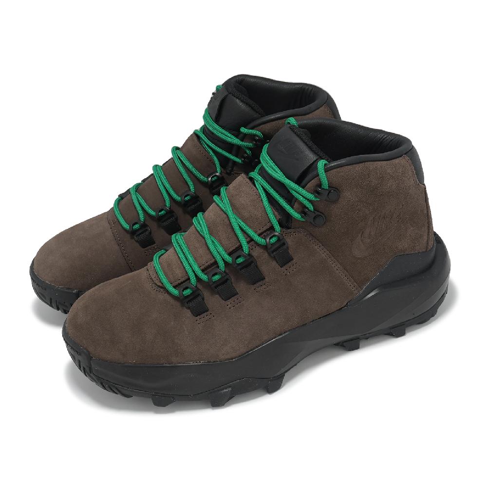 NIKE 耐吉 休閒鞋 Cygnal 男鞋 棕 綠 登山靴 麂皮 郊山 戶外 FV4332-200