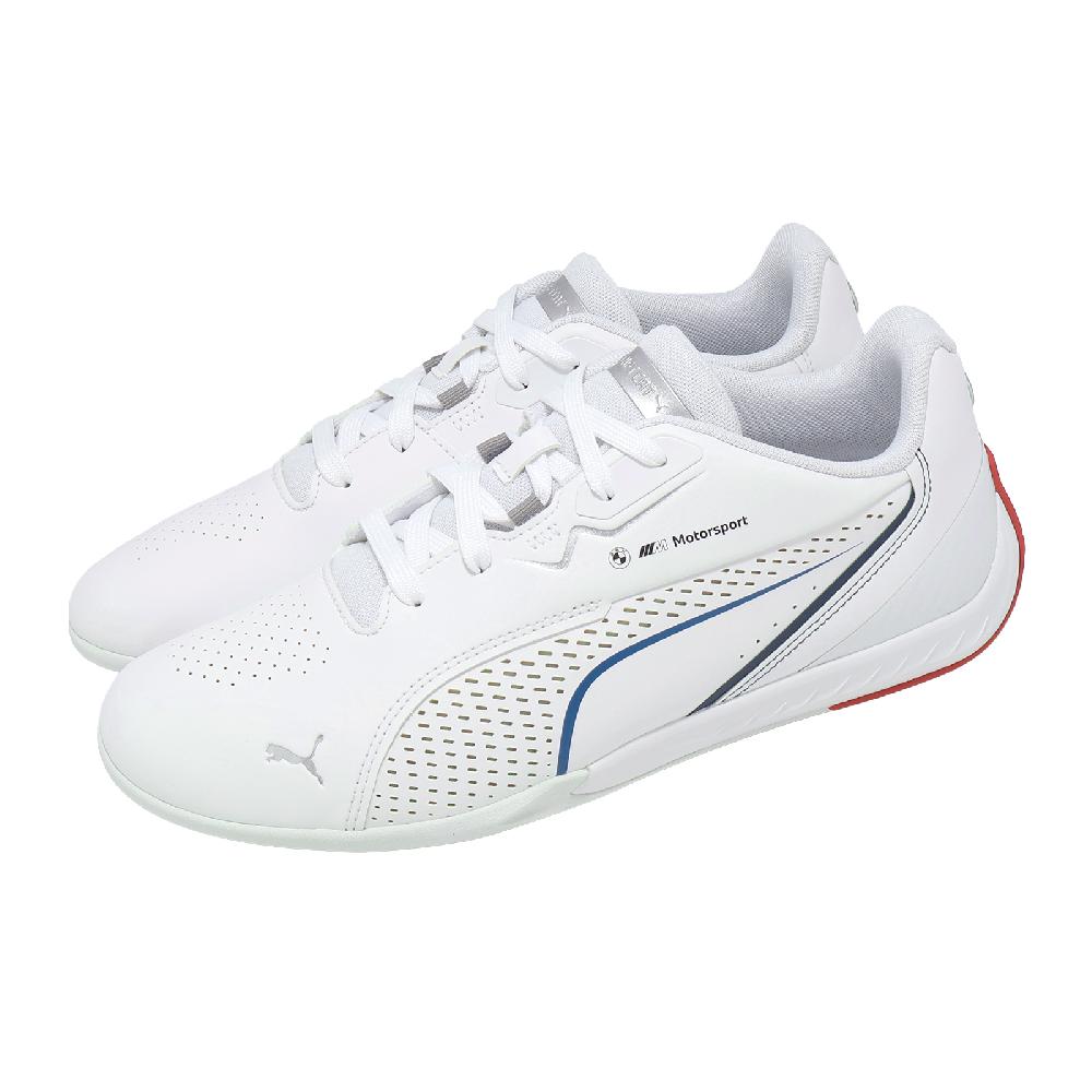 PUMA 彪馬 休閒鞋 BMW MMS Drift Cat 11 男鞋 白 皮革 聯名 賽車鞋 308614-04