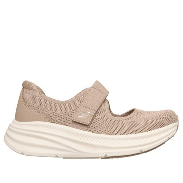 SKECHERS 斯凱奇 Skechers 思克威爾 Bobs Skillz [117758TPE] 女 休閒鞋 復古 瑪莉珍 流行 燕麥奶色