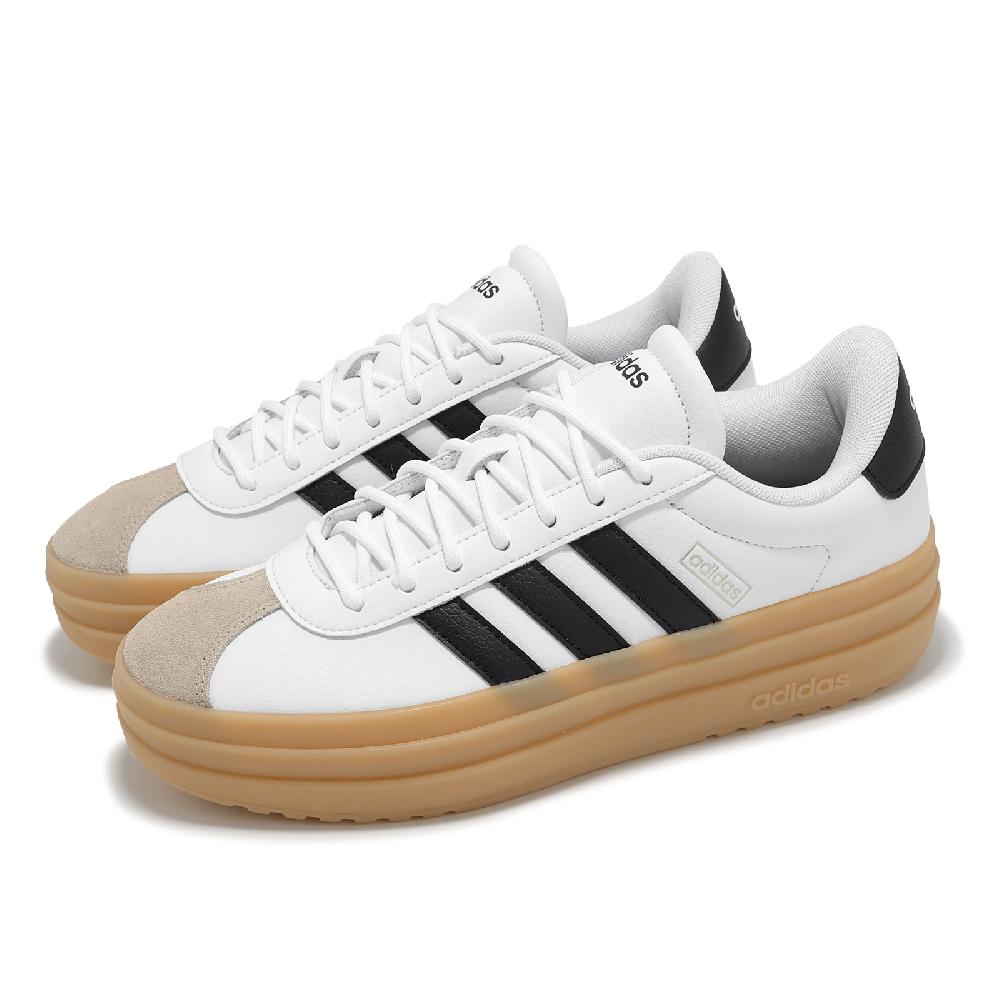 adidas 愛迪達 休閒鞋 VL Court Bold 女鞋 厚底 增高 白 黑 膠底 復古 IH3083
