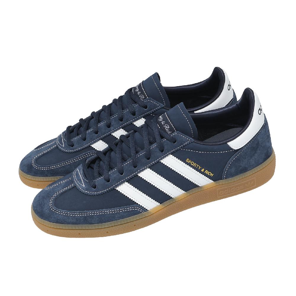 adidas 愛迪達 休閒鞋 Handball Spezial SR 男鞋 藍 白 麂皮 聯名款 德訓鞋 JP7066