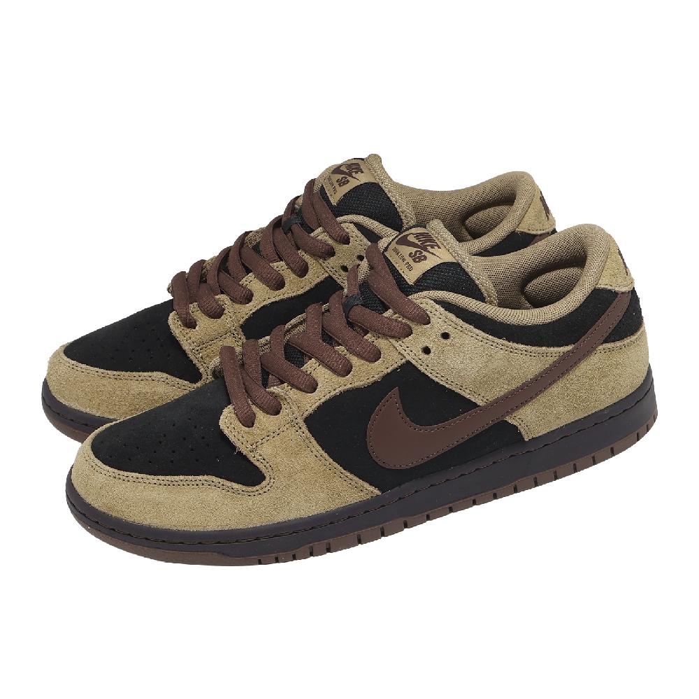 NIKE 耐吉 滑板鞋 SB Dunk Low Pro 男鞋 棕 麂皮 休閒鞋 HQ1625-201