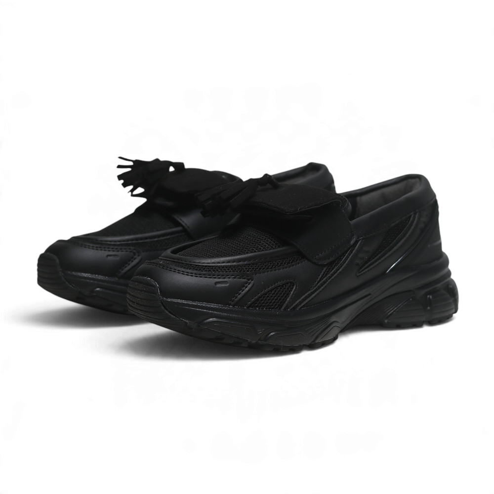 Fila FILA 休閒鞋 Refinement 黑 皮革 樂福鞋 復古 女 5C933A001