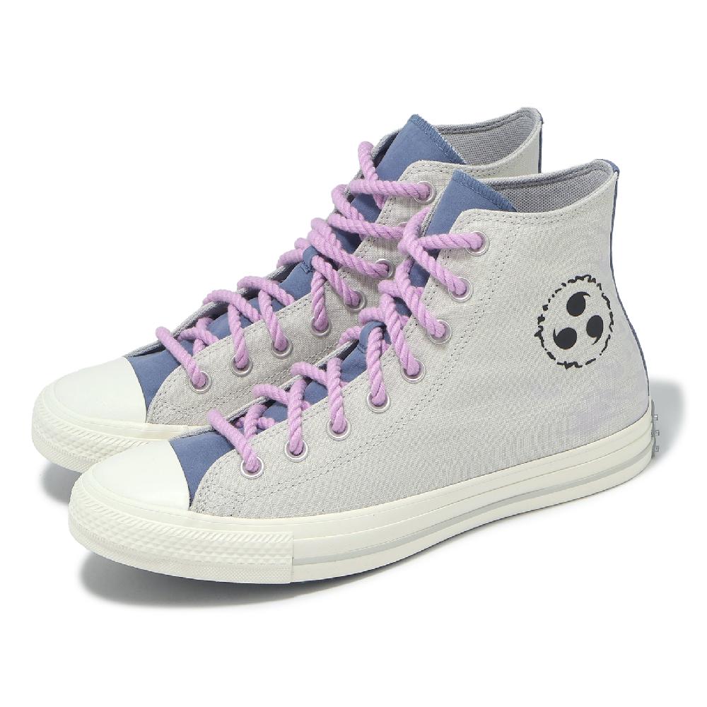 CONVERSE 匡威 x 火影忍者 帆布鞋 Chuck Taylor All Star HI 男鞋 女鞋 灰 佐助 聯名 A14837C