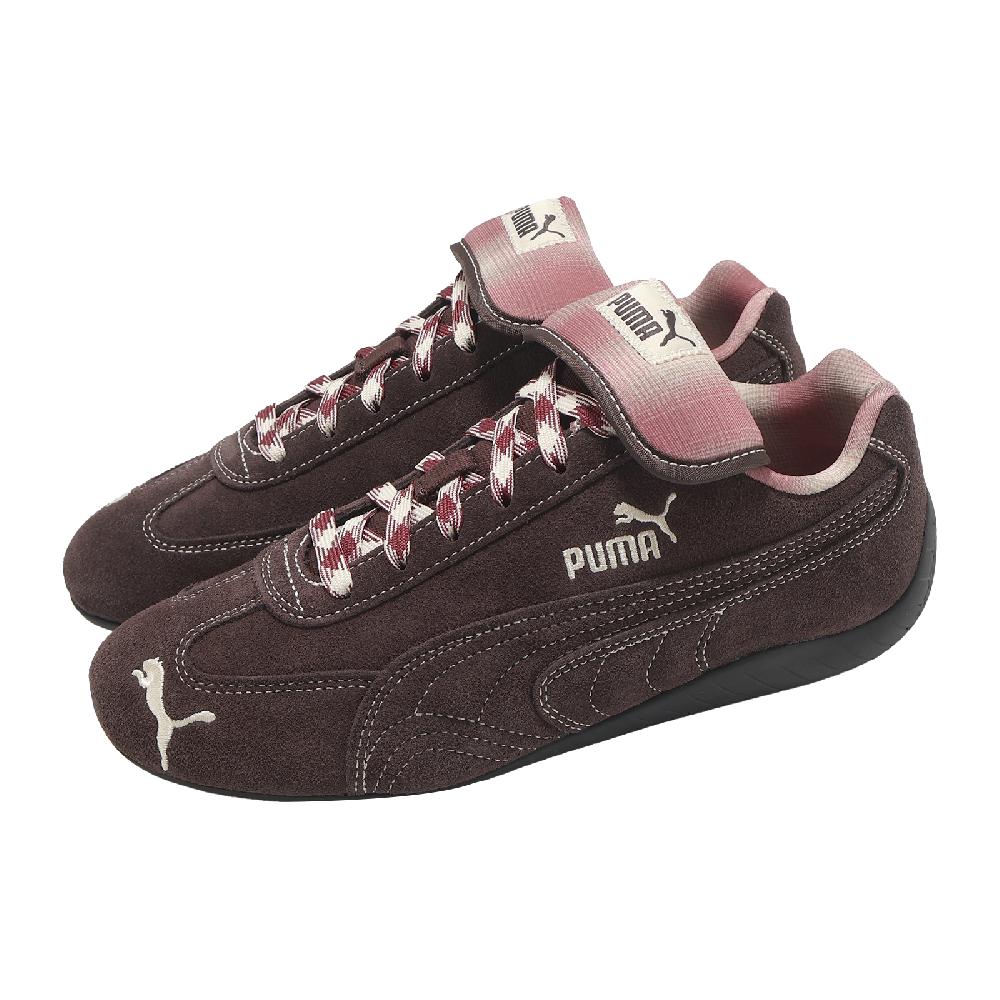 PUMA 彪馬 休閒鞋 Speedcat Plaid Wns 女鞋 棕 賽車鞋 格紋 翻鞋舌 410086-01