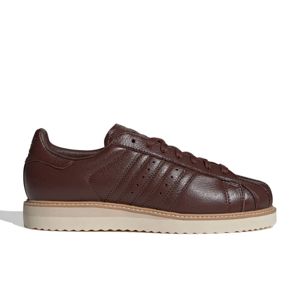 adidas 愛迪達 Superstar Lux 咖啡皮革 經典 貝殼鞋 休閒鞋 運動鞋 男鞋 IH4175