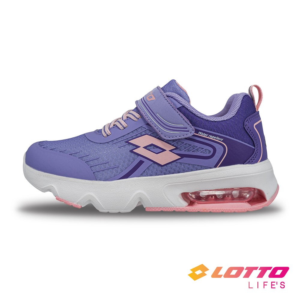 LOTTO 樂得 【 義大利】童鞋 GELA LITE 氣墊跑鞋(紫)