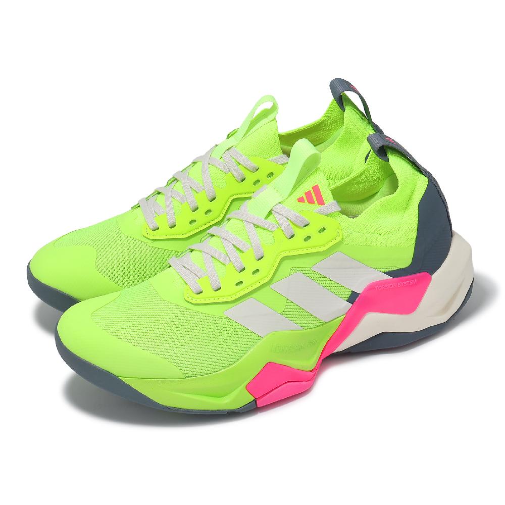 adidas 愛迪達 訓練鞋 Rapidmove ADV 2 Trainer W 女鞋 螢光綠 粉 馬牌輪胎底 JI3904