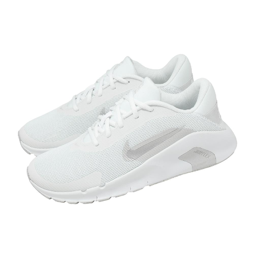 NIKE 耐吉 訓練鞋 Wmns Flex Train 女鞋 白 灰 緩震 運動鞋 HV9981-101