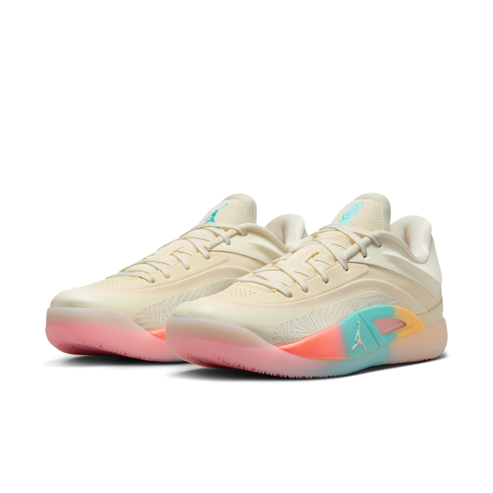 NIKE 耐吉 JORDAN ZION 4 PF 男鞋 籃球鞋 米白 胖虎 緩震 喬丹-FD0591102