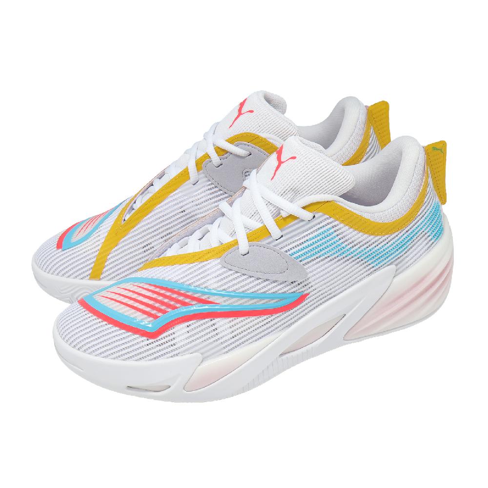PUMA 彪馬 籃球鞋 All-Pro Nitro 2 男鞋 白 藍 氮氣中底 運動鞋 312839-01