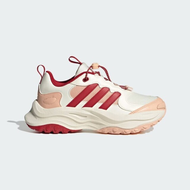 adidas 愛迪達 Adidas Maxxwavy J CNY JR3336 大童 運動休閒鞋 緩震 舒適 穿搭 米 紅