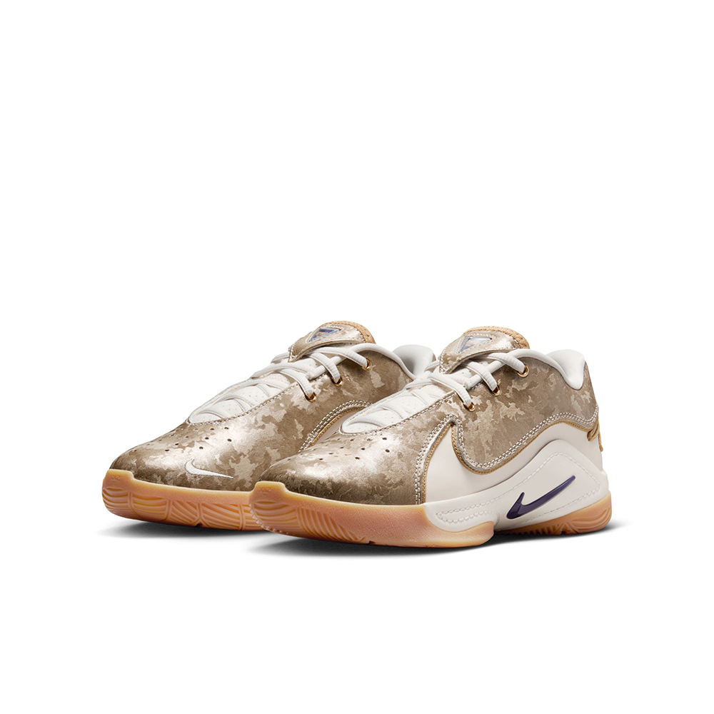 NIKE 耐吉 LEBRON XXII KC GS 童鞋 大童 女鞋 籃球鞋 LBJ 米白金-FZ7308100