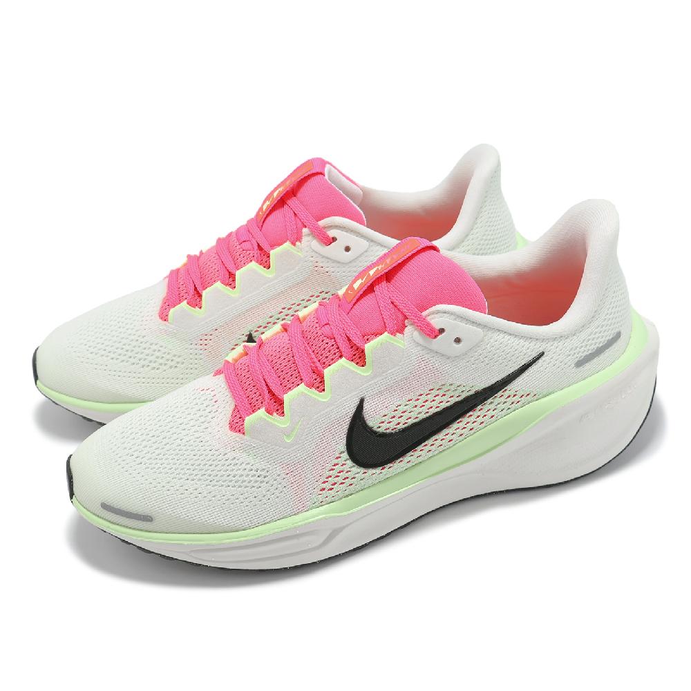 慢跑鞋 Air Zoom Pegasus 41 GS 大童 女鞋 米白 粉紅 小飛馬 運動鞋  FN5041-107