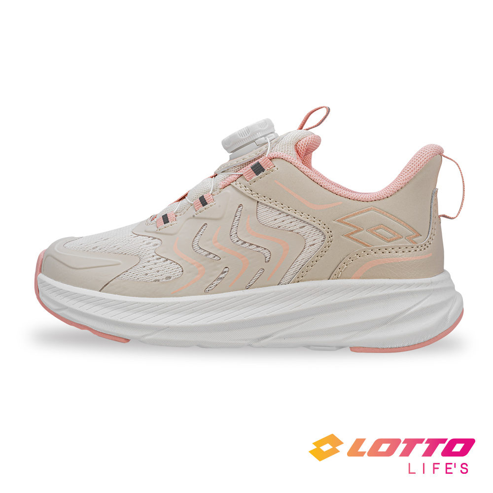 LOTTO 樂得 【LOTTO 義大利】童鞋 LT-MAX2 超速跑 輕量避震跑鞋(米)