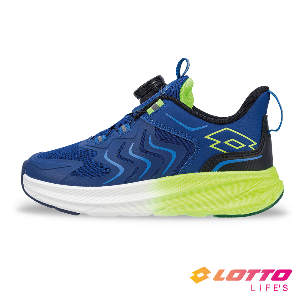 LOTTO 樂得 【LOTTO 義大利】童鞋 LT-MAX2 超速跑 輕量避震跑鞋(藍)