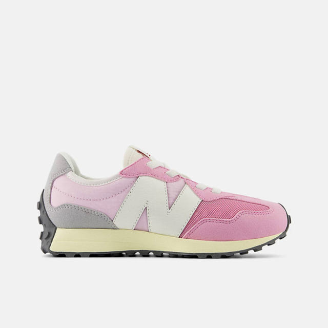 New Balance [PH327RK] 中大童 休閒鞋 經典 復古 W寬楦 NB 327 俐落 流行 穿搭 粉紅