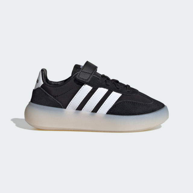 adidas 愛迪達 Adidas 愛迪達 Barreda Decode EL C JR0767 中童 運動休閒鞋 魔鬼氈 舒適 黑 白