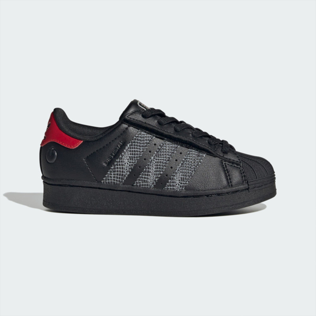 adidas 愛迪達 Adidas 愛迪達 Superstar LED Lights CF EL C IH6388中童 休閒鞋 舒適 黑紅