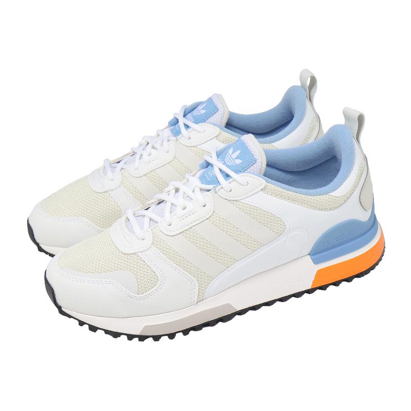 遊玩圖 adidas 愛迪達休閒鞋ZX 700 HD J 大童女鞋白藍復古拼接運動鞋HP8872