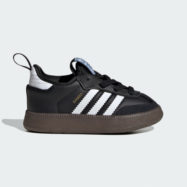 adidas 愛迪達 Adidas 愛迪達 Samba Quickon I KK2179 小童 休閒鞋 復古 流行 黑白 柔軟